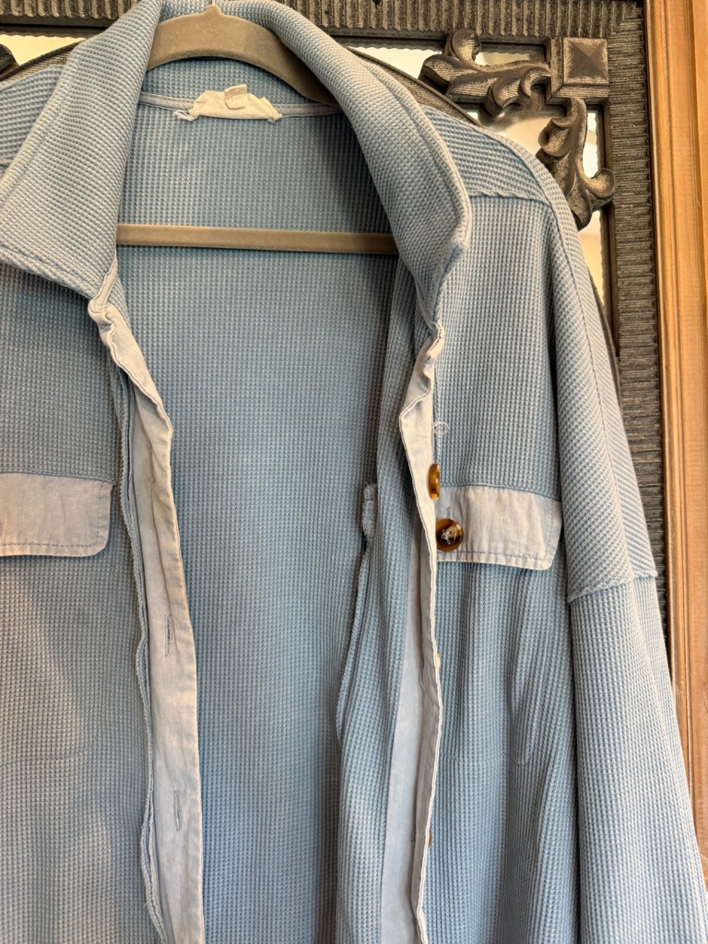 Listicle Light Blue Utility Jacket - Picture 2 of 4